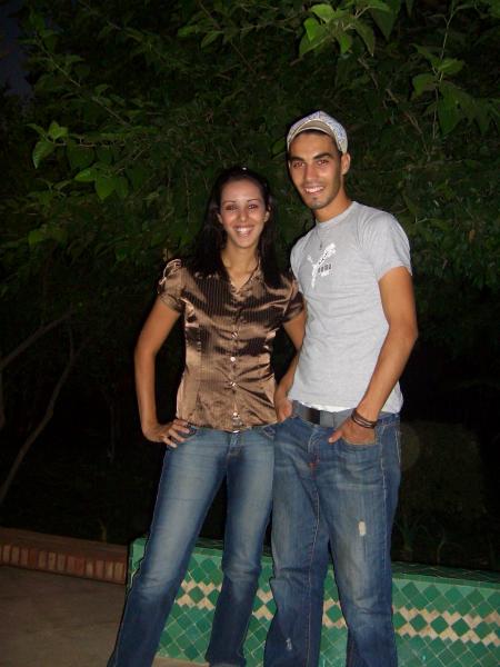 c moi avec sanaa la coupine de kamal a kech